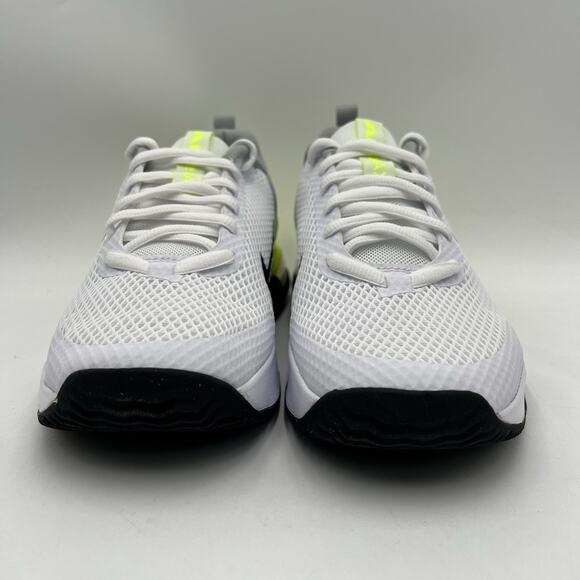 Mens Size 8 Nike Air Max Alpha Trainer 6 White Grey Training Shoes FQ1833 006 - Picture 2 of 5